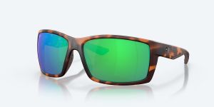 Слънчеви очила Costa REEFTON - Matte Retro Tort frame Green Mirror 580P 