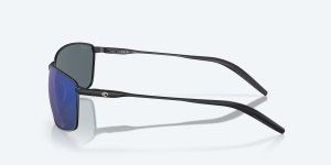 Costa TURRET - 11 Matte Black Blue Mirror 580P