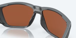 Costa FERG XL Shiny Gray frame Green Mirror 580G