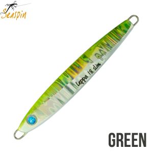 SeaSpin Leppa jig 18 Slim 68mm 18gr-GREEN