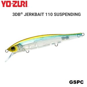 Yo-Zuri 3DB JERKBAIT 110SP 110mm. R1355-GSPC