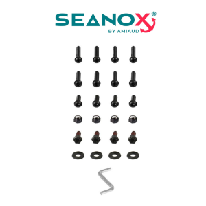 Аксесоар за монтаж на 2 стойки SEANOX към тръба ф22-ф35мм. 450428 (черна стомана)