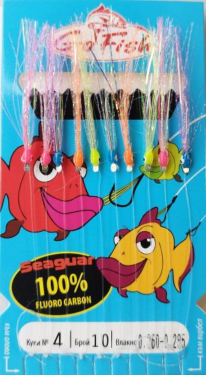 Sabiki Go Fish Fluoro Carbon MIX UV lamete