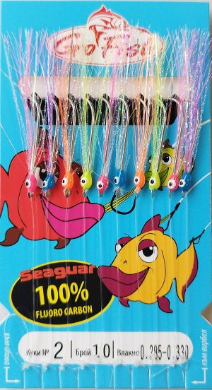 Sabiki Go Fish Fluoro Carbon MIX UV lamete