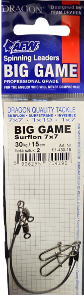 Dragon A.F.W. 7x7 Surflon BIG GAME - 2pcs. 