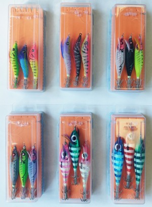 Готов монтаж за калмари Go Fish с калмарки DUEL + Seaguar 0.33