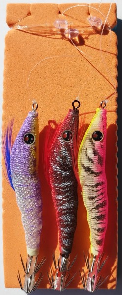 Готов монтаж за калмари Go Fish с калмарки DUEL + Seaguar 0.33