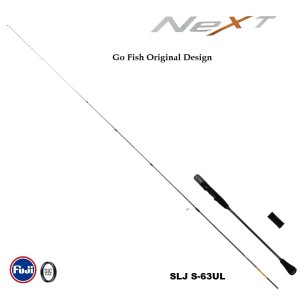 Въдица NeXT SLJ S-63UL 1.90  Jig Max 80g. Full Solid Super Light Jigging