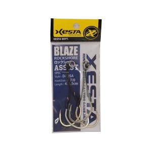 Куки Xesta Double Assist hooks BLAZE 