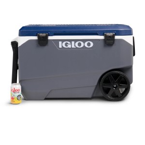Хладилна Чанта IGLOO LATITUDE 90QT MAXCOLD ROLLER CARBON - 85 л.