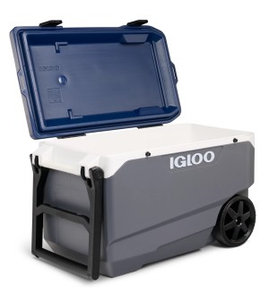 Хладилна Чанта IGLOO LATITUDE 90QT MAXCOLD ROLLER CARBON - 85 л.