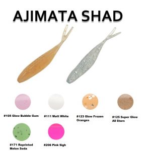 Туистер REINS SW Ajimata Shad 50mm/15pcs