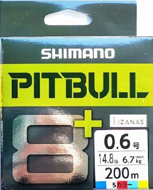 Shimano PITBULL 8+ Multicolor