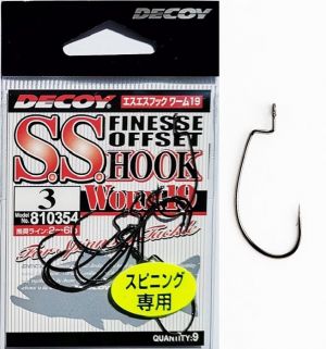 DECOY Finesse Offset Hook SS WORM 19