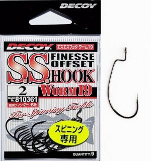 DECOY Finesse Offset Hook SS WORM 19