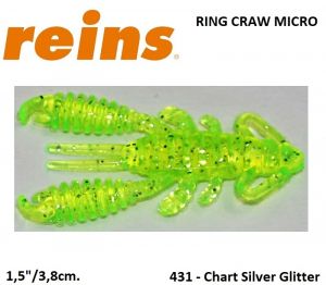 REINS Ring Craw Micro #431 Chart Silver Glitter
