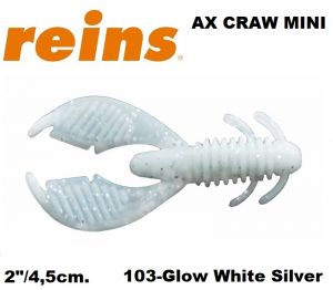 REINS AX Craw Mini #103 Glow White Silver