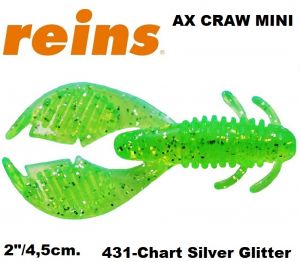 REINS AX Craw Mini #431 Chart Silver Glitter